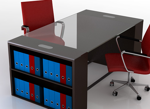 Modern wood desks professional offices